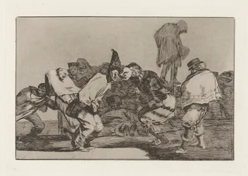 Disparate de carnaval (Carnival Folly), även känd som Alegrias antruejo, que ma?ana seras ash (Rejoice, Carnival, for Tomorrow You Will Be Ashes), från serien Los disparates (Los proverbios)