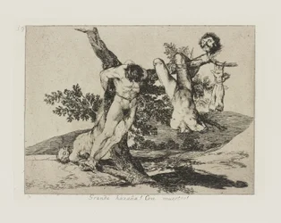 Stor bedrift? a! Med döda! (En heroisk bedrift! Med döda män!), pl. 39 från serien The Disasters of War