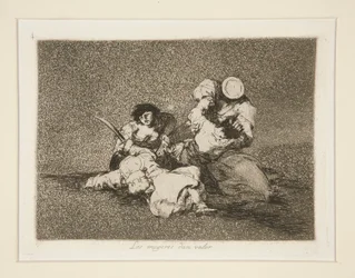 Las mujeres [sic] ge värde (Kvinnorna ger mod), pl. 4 från The Disasters of War