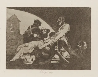 Inte heller dessa, pl. 11 från serien The Disasters of War