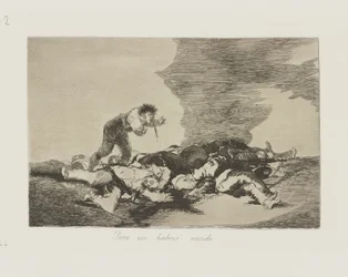 För det är du född. (Det här är vad du är född till.), pl. 12 från serien The Disasters of War