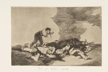 Platta 12 från The Disasters of War Los Desastres de la Guerra: This ..., 1810 publicerad 1863.
