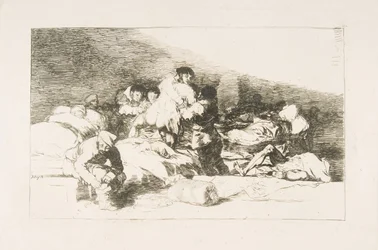 Platta 25 från The Disasters of War The Disasters of War: Dessa också. Även e..., 1810.