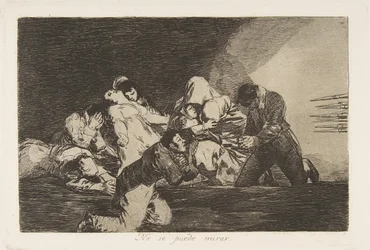 Platta 26 från The Disasters of War Los Desastres de la Guerra: One..., 1810-20, publicerad 1863.
