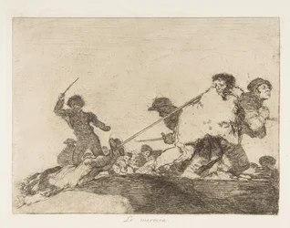 Platta 29 från The Disasters of War Los Desastres de la Guerra:: He ..., 1810 publicerad 1863.