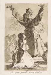 Tallrik 52 från Los Caprichos: Vad en skräddare kan göra! Vilken skräddare kan!, 1799.