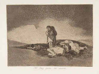 Platta 60 från The Disasters of War Los Desastres de la Guerra: Th..., 1811-12 publicerad 1863.