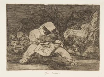 Plåt 68 från The Disasters of War Los Desastres de la Guerra..., efter 1814-15 publicerad 1863.