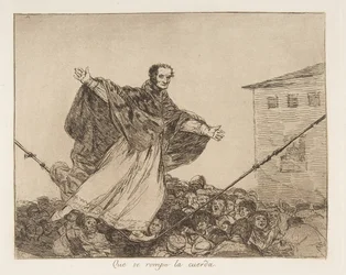 Plåt 77 från The Disasters of War Los Desastres de la Guerra..., efter 1814-15 publicerad 1863.