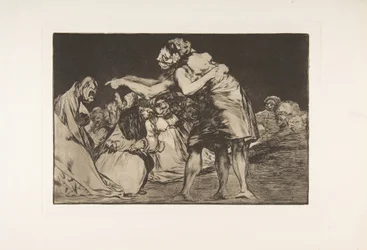 Tavla 7 från Disparates: Disorderly Folly, ca. 1816-23 utgiven 1864.