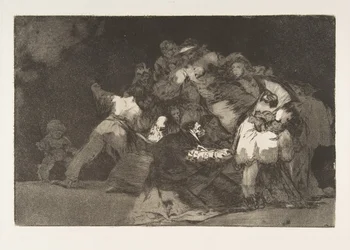 Tavla 9 från Disparates:General folly, ca. 1816-23 utgiven 1864.