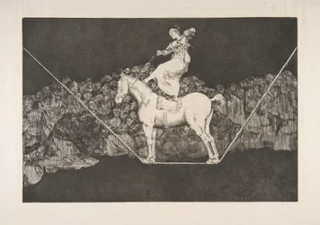 Tavla B från Disparates:Punctual Folly, ca. 1816-23 utgiven före 1877.