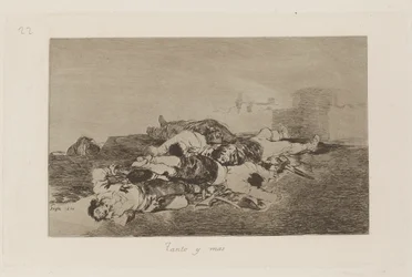 Både och mer (Ännu värre), Plate 22 från The Disasters of War