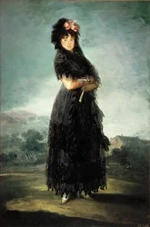 Mariana Waldstein 1763-1808, nionde markisen de Santa Cruz, ca. 1797-1800.