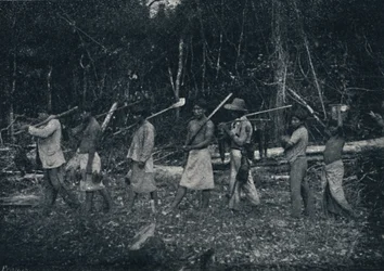 Guarany-indianer, återvänder från en Caþada, 1895