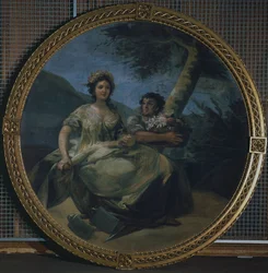 Allegory of agriculture, c.1805 (tempera på duk)