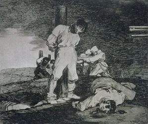 Och det finns ingen hjälp för det, skylt 15 av "The Disasters of War"