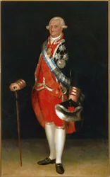 Karl IV, kung av Spanien ... (målning på duk)