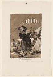 Duendecitos, tallrik från "Los Caprichos", 1799