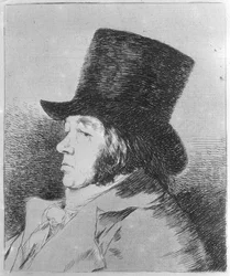 Francisco Goya y Lucientes, målare, plansch 1 ur serien ”Los Caprichos”