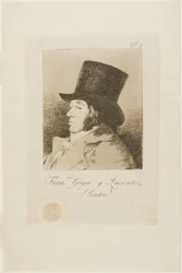 Francisco de Goya y Lucientes, målare, tallrik ett från Los Caprichos