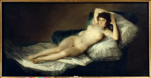 Den naken Maja, ca. 1800 (olja på duk)