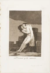 Love and Death, tallrik tio från Los Caprichos