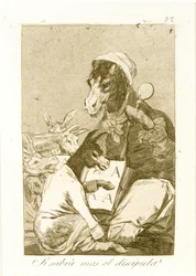 Kan eleven veta mer? Från Los Caprichos, publicerad första gången 1799 (etsning & akvatint)