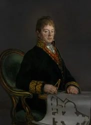 Porträtt av Don Juan Antonio Cuervo, 1819