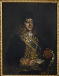 Porträtt av Don Miguel de Lardizabal y Uribe (1744-1824) - Francisco de Goya (1746-1828). olja på duk
