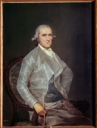 Porträtt av Francisco Bayeu. Francisco Bayeu (1734-1795), målare och broder till konstnären. Målning av Francisco de Goya (1746-1795) 1795 Madrid, Pradomuseet