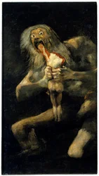 Saturnus slukar sin Son