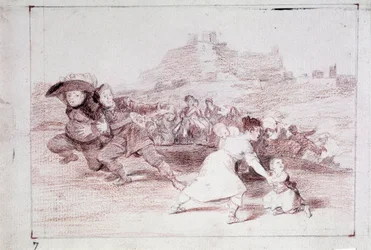 The Disasters of War: Jag såg det (förberedande ritning