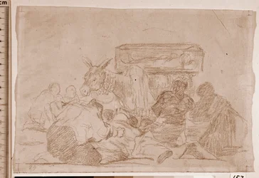 The Disasters of War: Konstig hängivenhet (förberedande ritning