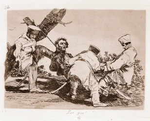 The Disasters of War: Varför (etsning från förberedande ritning