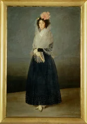 Grevinnan del Carpio, marquesa de la Solana Målad ca 1795, året för hennes död...