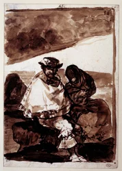 Datumet. Teckning av Francisco De Goya (1746-1828)