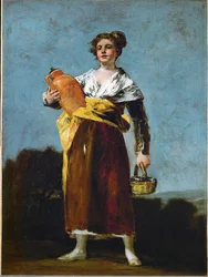 The water carrier (olja på duk)