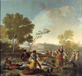 Tour honom. Målning av Francisco De Goya (1746-1828)