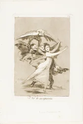 Du kommer inte att fly, skylt 72 från Los Caprichos