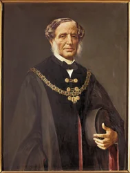 Porträtt av den spanske politikern Manuel Seijas Lozano (1800-1868)