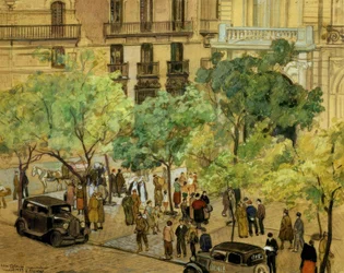 ETT BESLAGTADE PALAT – 1937 – RITNING / PAPP – 240X305 CM–