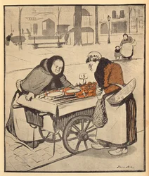 Det verkar lite dyrt för mig, från LAssiette au Beurre, 8 mars 1902 (färggravyr)