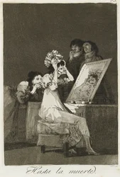 Hasta la muerte, 1799 (etsning, torrnål och akvatint)