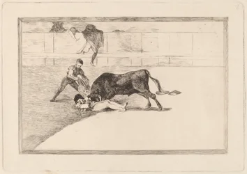 Pepe Illos olyckliga död på Plaza de Madrid (The Unlucky Death of Pepe Illo in the Ring at Madrid)