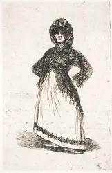 Maja, står