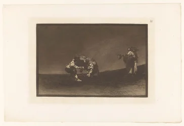 Martincho tar tag i en tjur vid dess horn El mismo vuelca un toro en la plaza de Madrid Tjurfäktning (serietitel) La Taureaumachie (serietitel) La Tauromaquia (serietitel)