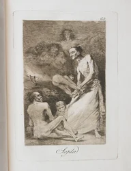 Tallrik från Los Caprichos, 1797-1798