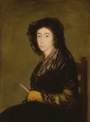 Porträtt av Dona Amalia Bonells de Costa, ca 1805