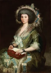 Porträtt av Dona Manuela Camas